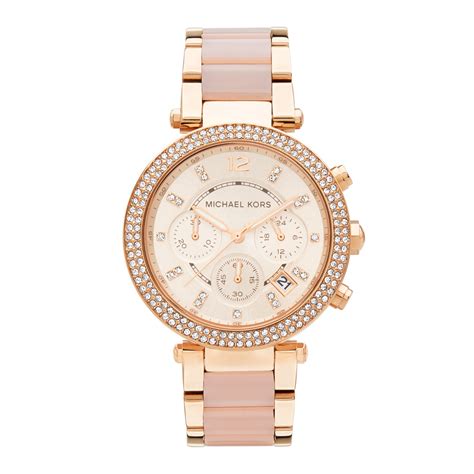 michael kors rose gold watch mk5896